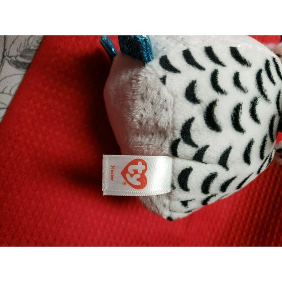Ty Beanie Boos - NESTER the Christmas Owl (6 Inch) NEW - MINT with‎ MINT TAGS 6T - Picture 8 of 12